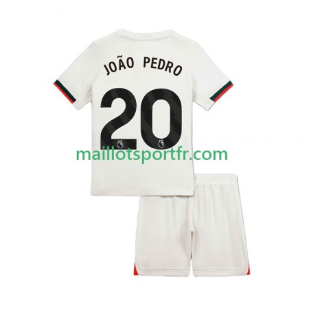 Maillot de Foot Chelsea Joao Pedro 20 Enfant Exterieur 2025/26